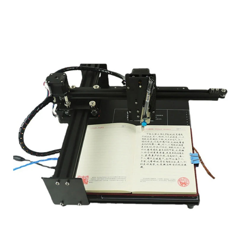 CNC-Fräsmaschinen-Zeichenroboter-Bausatz, Schreib- und Zeichenroboter, XYZ-Plotter, IDraw Handschrift-Roboter-Bausatz, Open Source für Maker/Geeks, Arbeitsbereich A4 – Detail 1