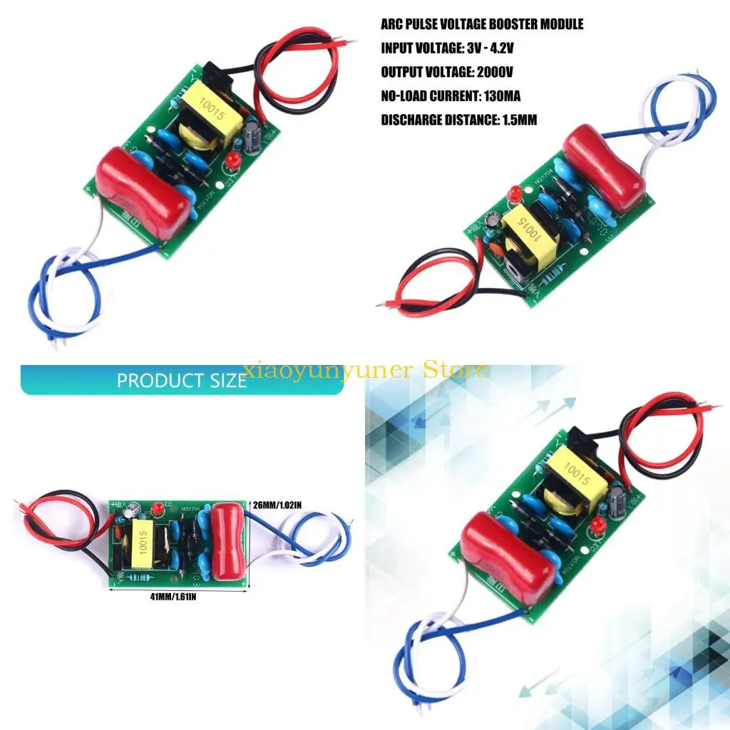 

P9JB Electronic Component DC3.7V Input 2000V Output High Voltages Module for Science and Educational Experiments
