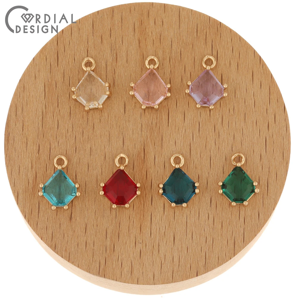 

Cordial Design 100Pcs 9*12MM Crystal Pendant/Jewelry Findings & Components/Hand Made/DIY Making/Charms/Jewelry Accessories