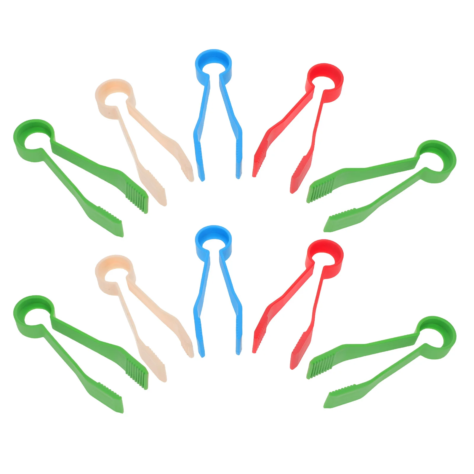 Pincettes éducatives Montessori en plastique coloré pour enfants, 40 pièces, pour activités de motricité Fine préscolaire, Exploration en plein air