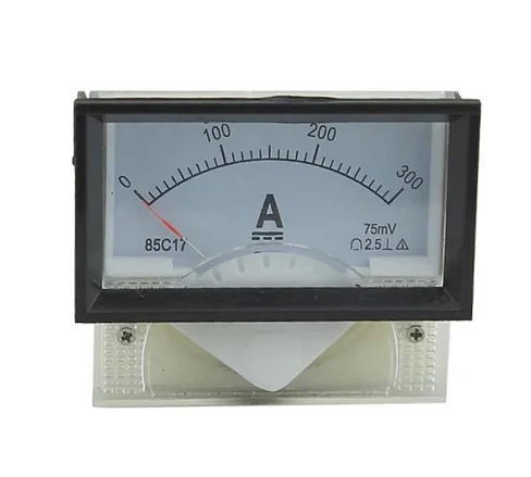 Ampere電流パネル計、85c17 dc、300a、70x40mm、1個