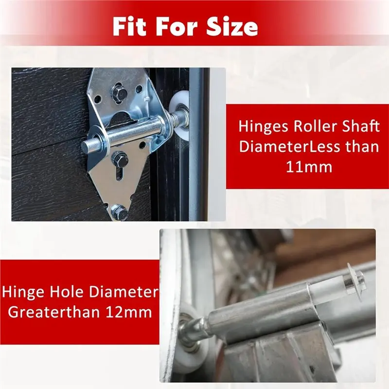 

【ЭЛЕКТРОННЫЕ АКСЕССУАРЫ】Бесшумные роликовые втулки для петель гаражных ворот, 11 мм внутренний диаметр, 80 мм длина, гайки для роликовых валов, подшипники, прокладки для Ca