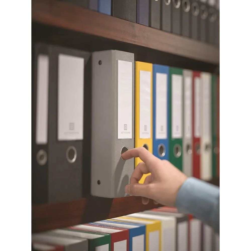 Premium 3-Ring Binders, Pack of 7, White, 2 Spine, 325-Sheet Capacity, 1.25 D-Rings, Linen-Textured, Steel-Reinforced Covers