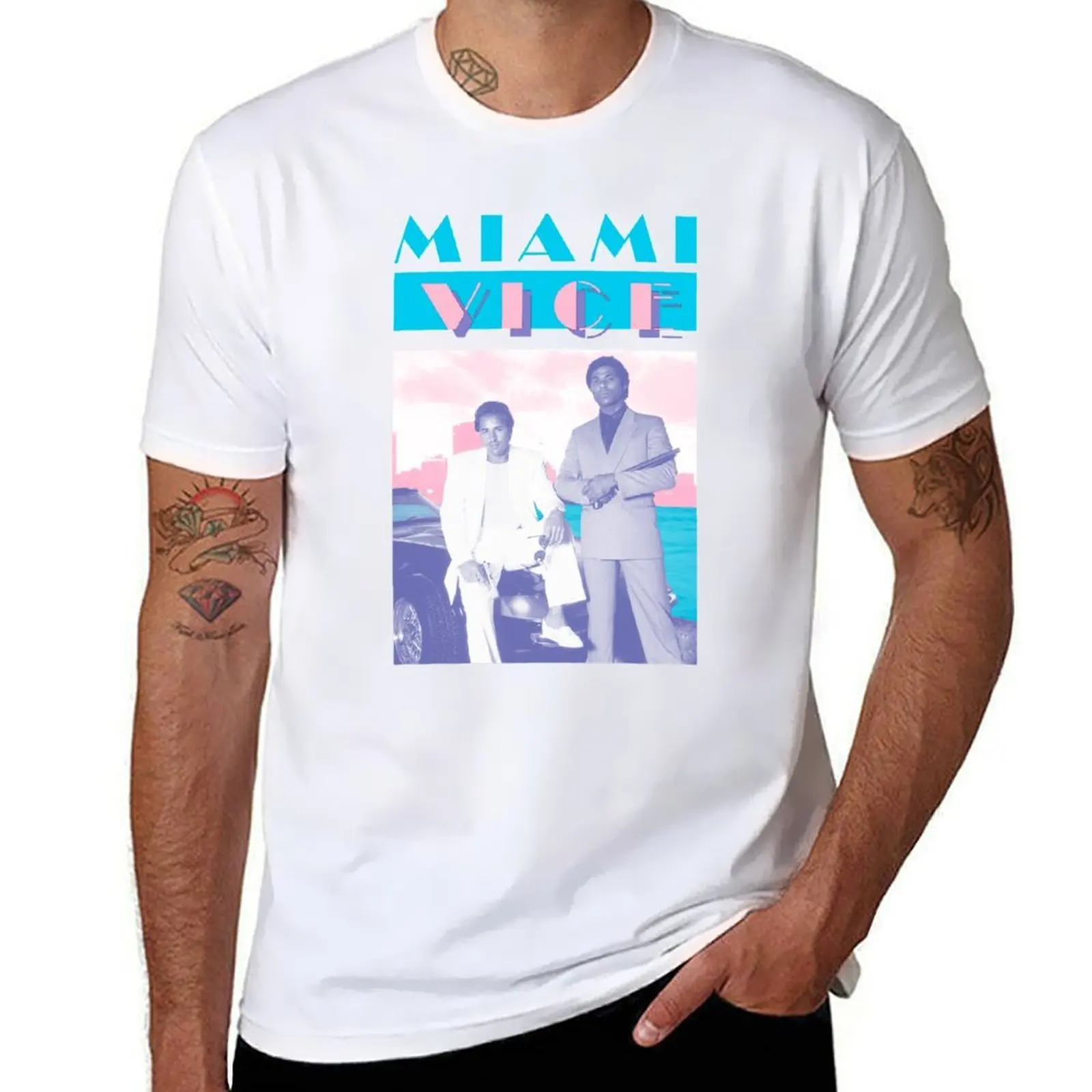 

Miami Vice T-Shirt t shirts for man pack white men t shirt cotton 100% T-Shirt