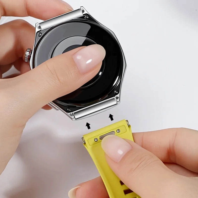 1:1 Original Silicone Band For HUAWEI Watch GT 7 Pro 46mm Sports Strap Press to Quick Release Bracelet For Huawei GT7Pro GT 6Pro