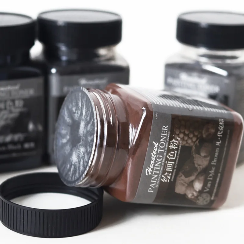 10 Colors Sketch Toner Dry Wet Graphite Charcoal Powder Ultra Soft Carbon Powder Sketching Artist Pastels Drawing Art Supplies view 6