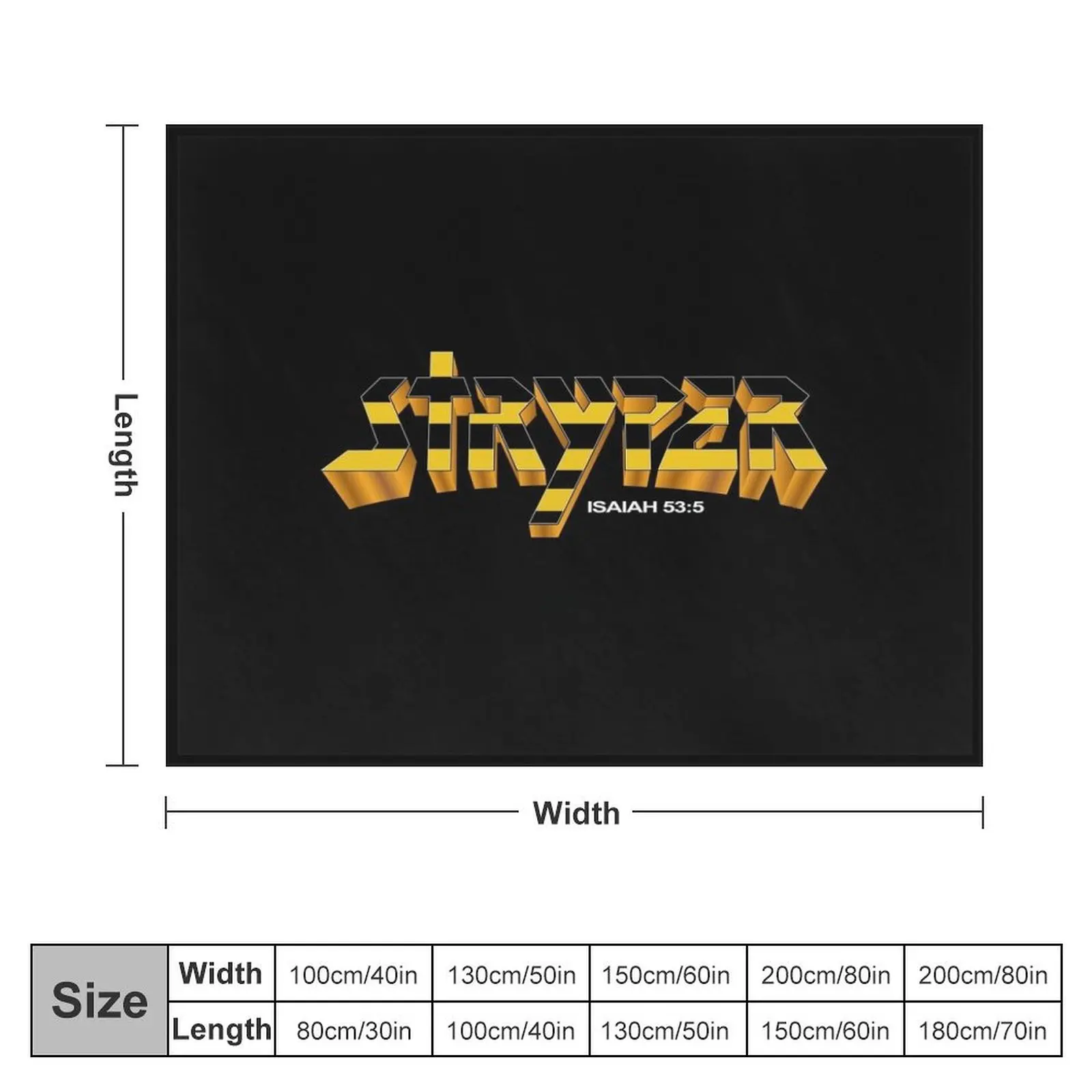 Stryper - Logo Throw Blanket Camping for winter Blankets