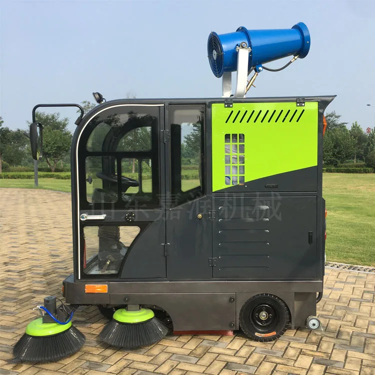 HCY Sweeping and cleaning all-in-one machine, ride-mounted flushing and sweeping all-in-one machine, road, community sweeper