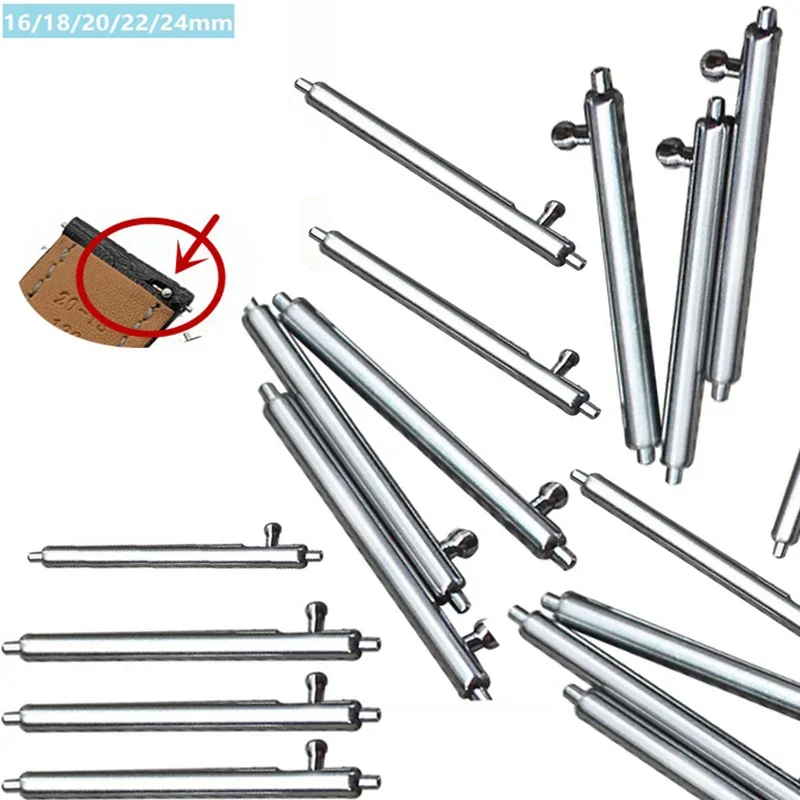 20MM 22MM 10PCS 1.8mm Diameter Watch Pin Pepair Tools & Kits Quick Release Watch Strap Spring Bars Pins 24mm 18MM 23MM 16MM 19MM