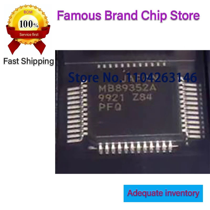 1PCS MB89352A MB89352A-PFQ-G-BND MB89352A-P-G MB89352AP MB89352P MB89352 QFP48 SAK-TC1782F-320F180HL SAK-TC1782F-320F  QFP176