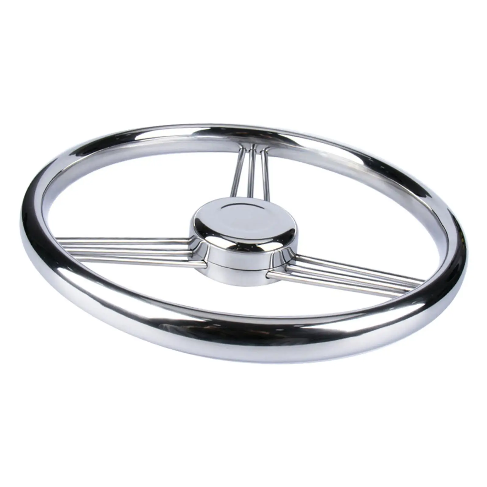 Boat Steering Wheel 9 Spokes Supplies Stainless Steel Marine Steering Wheel for Water Sports Pontoon Boats Outdoor Sport Yachts