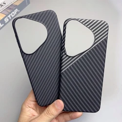 Cover For Huawei Pura 70 Ultra Pura 80 Pro Plus Slim Thin Case PC Carbon Fiber Texture Pattern Matte Hard Phone Case Shell
