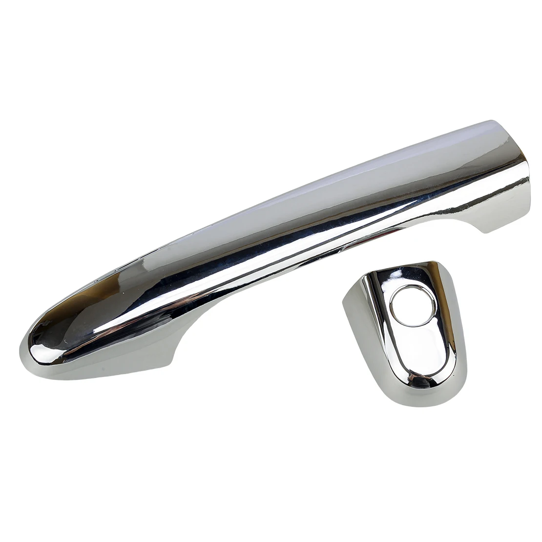 

1 Set Exterior Door Handle Cover Trim Plastic Chrome Silver Fit for Toyota Tacoma 2005 2006 2007 2008 2009 2010 2011