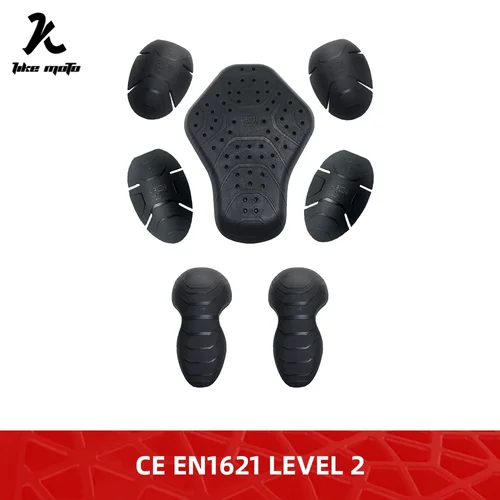 CE nivel 2 Moto motocicleta espalda codo rodilla hombro Protector chaqueta insertar engranaje armadura Motocross carreras proteger almohadilla de protección