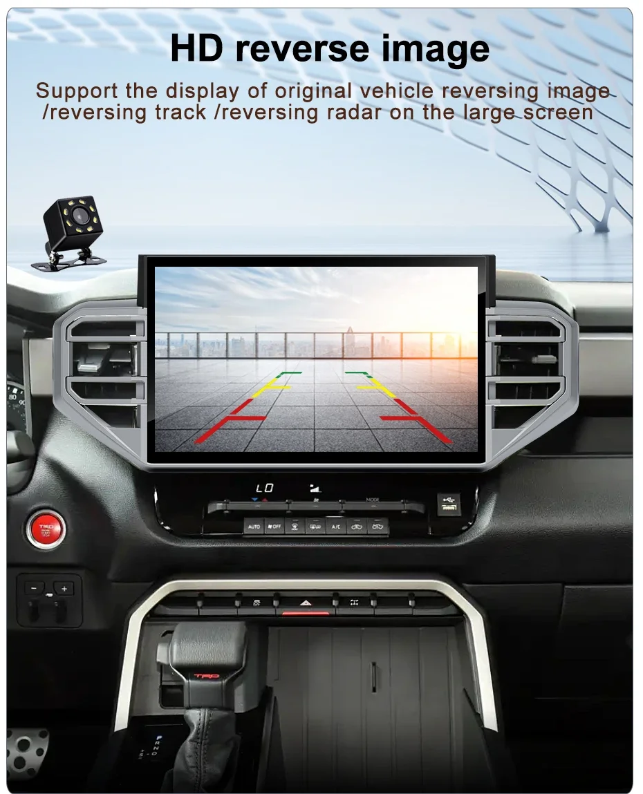 2023 Android Car GPS Navigation System for Toyota Tundra Sequoia 2022 2023 - Multimedia Player Auto Stereo Head Unit Car Accesso