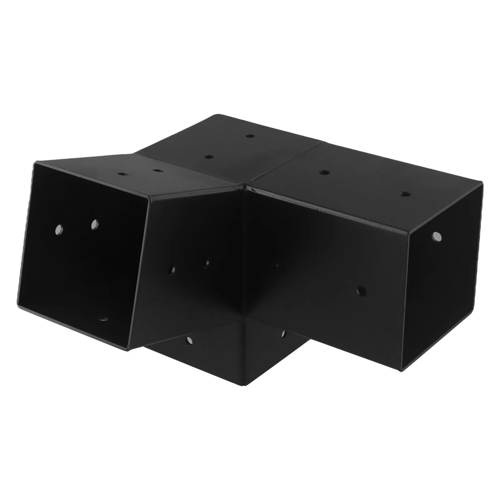 Flexible Design Slanted Roof Pergola Bracket Kit for 4x4 Inch Posts Includes Essential Hardware for Outdoor Use