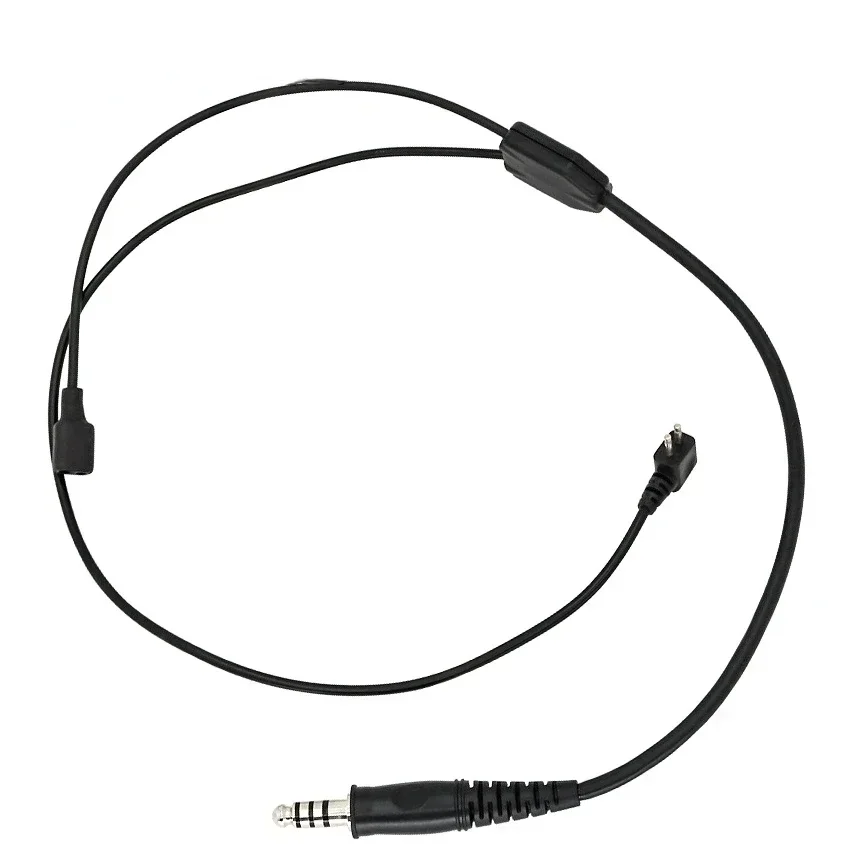 Y-Wire cable kit for Pelto ComtaTactical headphones with microphone and for Pelto Ptt Ken plug