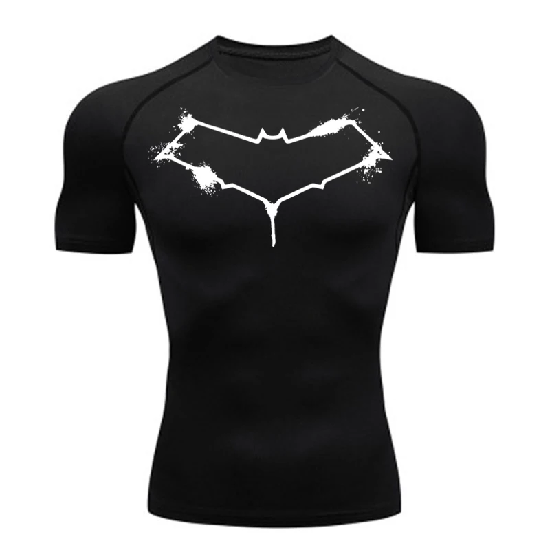 

Art Bat compression shirt Men's sprint Step T-shirt Fitness Sport top Quick dry Fitness Sportswear Bodybuilding clothing RL00101