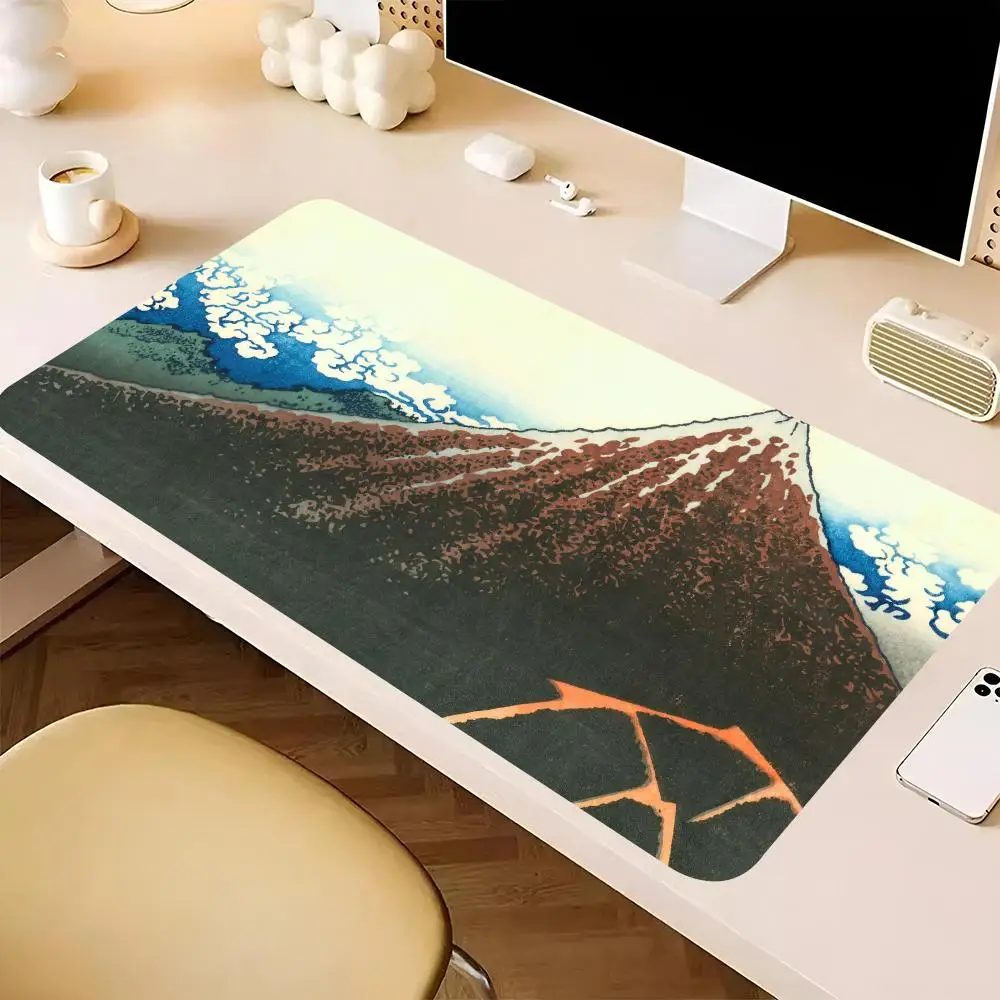 Thirace-six Views of Mount Fuji Mouse Pad game Large Mousepad Large Gaming Compute Gamer PC Keyboard Mouse Mat