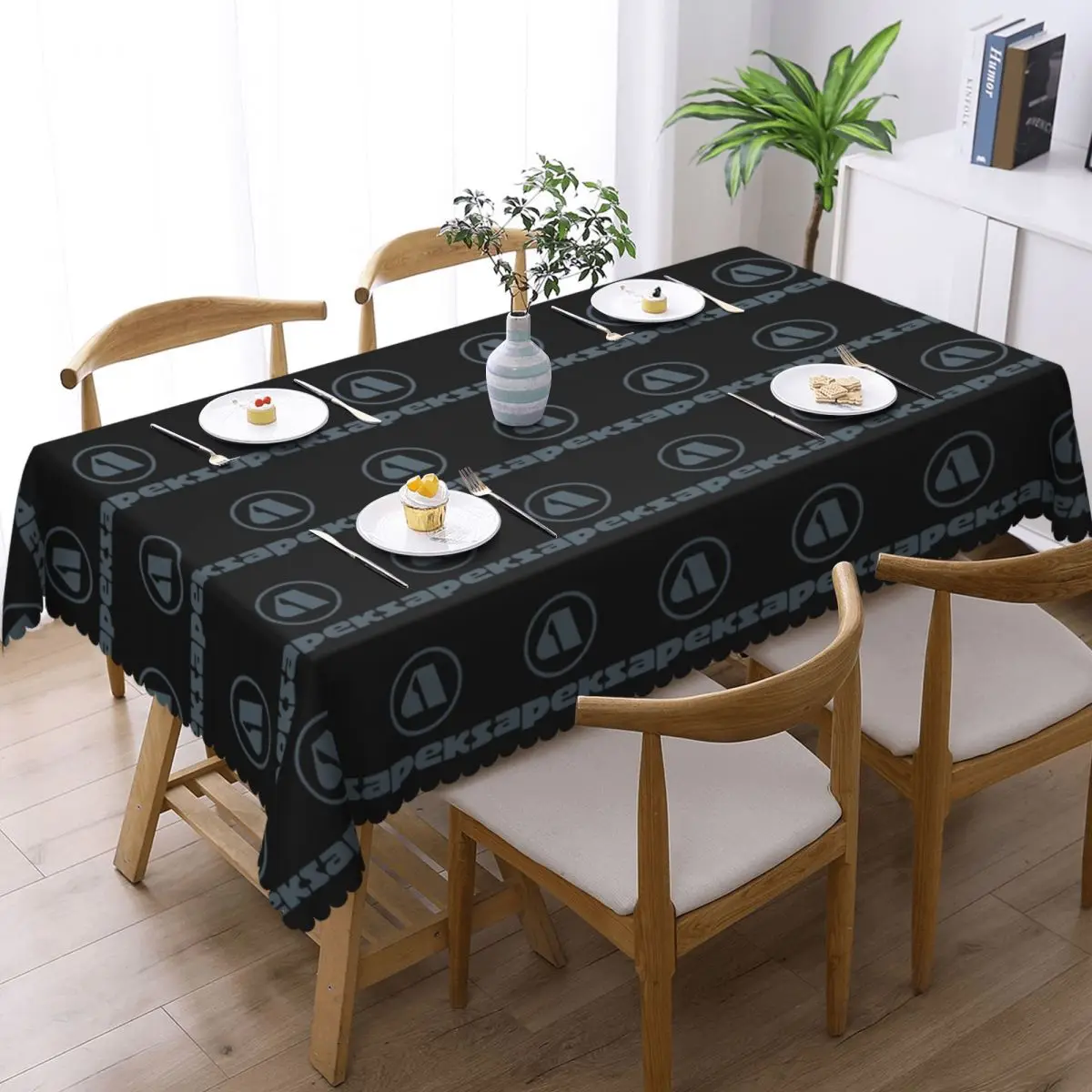 Apeks Scuba Diving Equipment Customized Rectangular Tablecloth Waterproof Table Cover for Festival Party Decorations Table Cloth