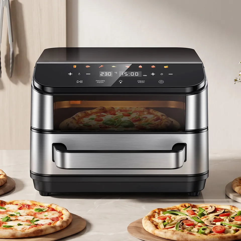Indoor Electric Pizza Oven with Smart Touch Controls