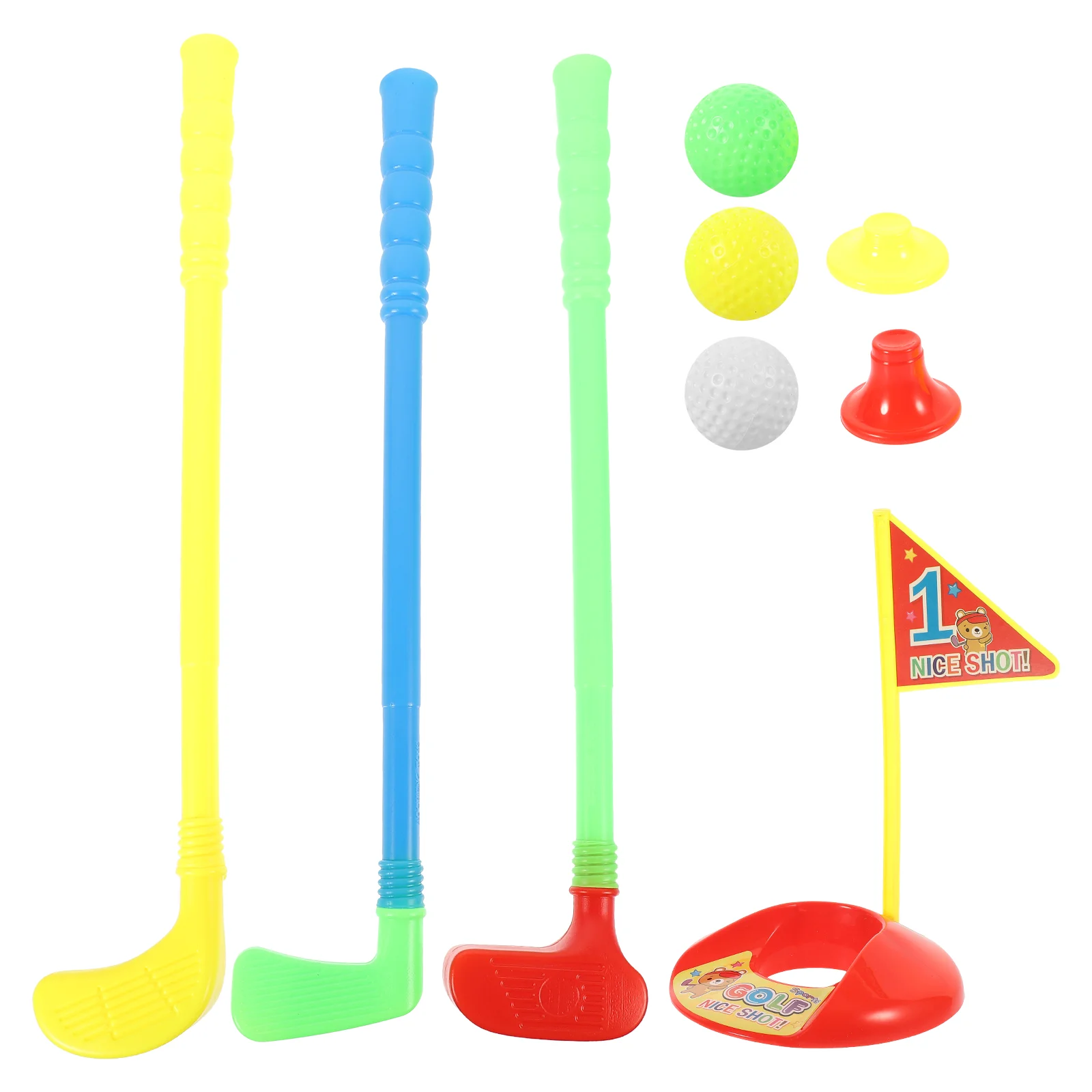 

Golf Toys Kids Playset Outdoor Game for Toddlers Golfs Sports Golfer Plastic Child