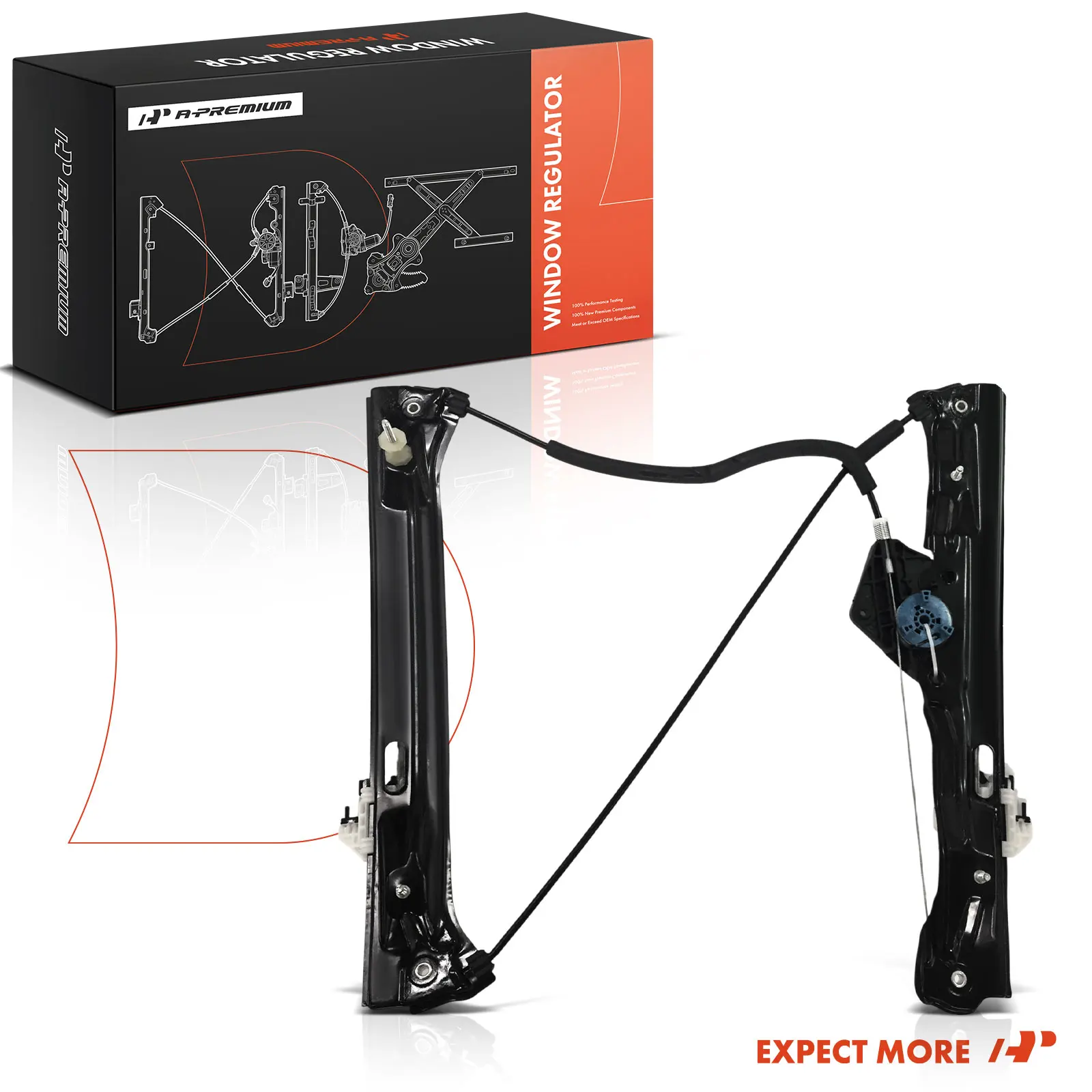A-Premium Front Driver Side Door Window Regulator for Mini Cooper Clubman 2016-2024
