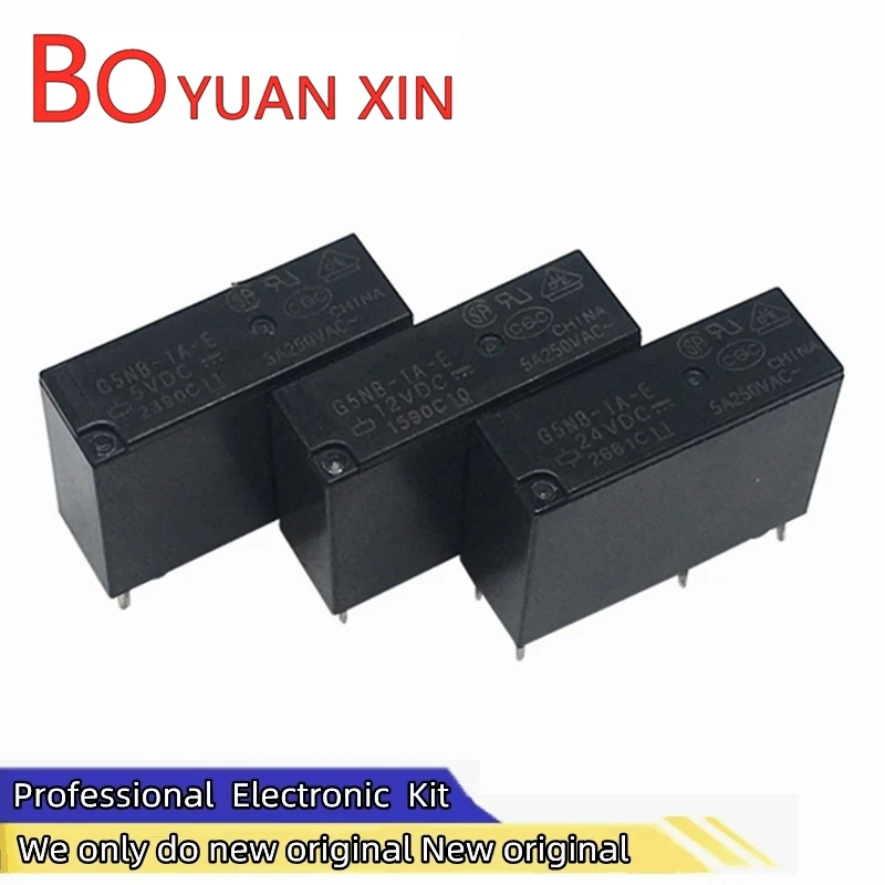 Power relay G5NB-1A-E- 5VDC 12VDC 24VDC DC5V DC12V DC24V 5A Impulse voltage resistant small relay for opening and closing