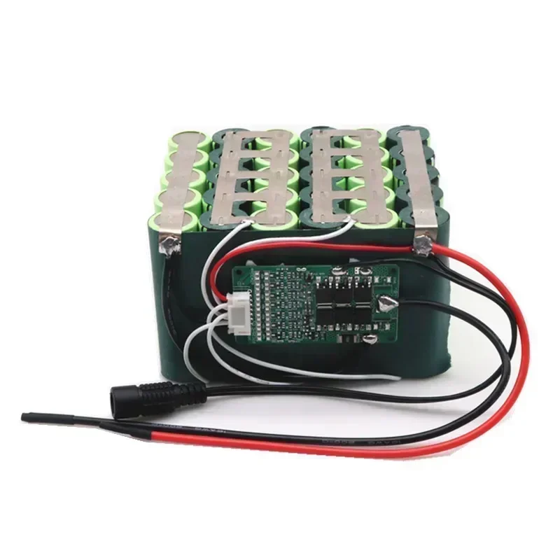 24V 6S5P 17000mAh 18650 rechargeable lithium-ion battery pack, suitable for 24V electric scooters with optional BMS interface