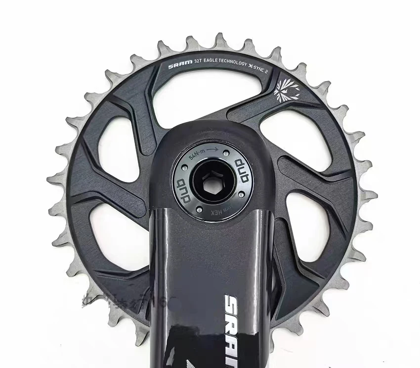 SRAM X01 EAGLE DUB CRANKSET 32T BOOST Raw aluminum chainring teeth to fresh throughout the entire lifespan of the precision CNC