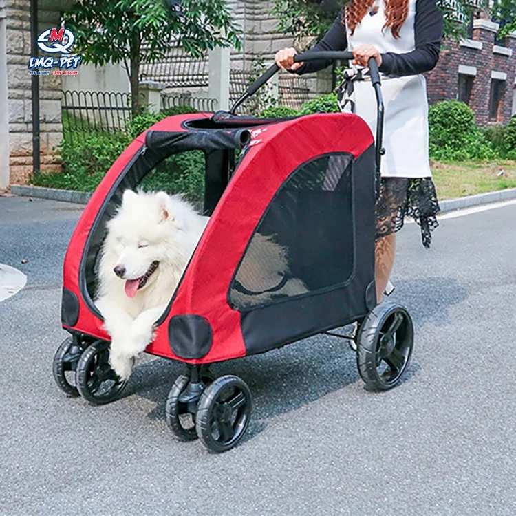 Strollers Outdoor Travel Carts Cats and Dogs Pet Strollers Portable Pet Strollers