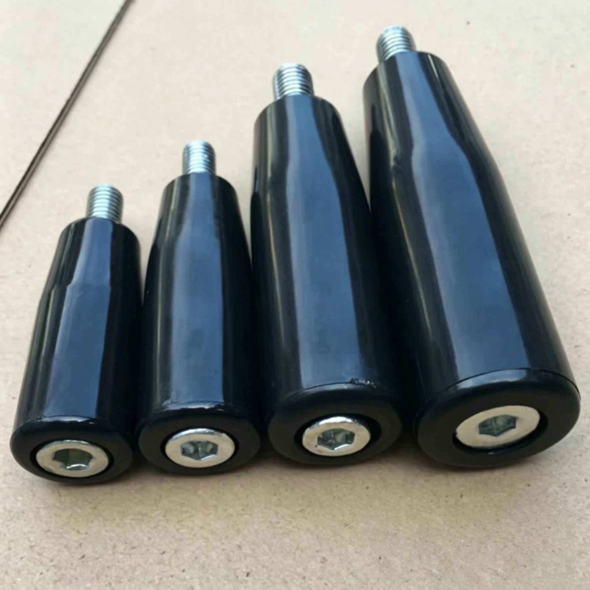 M6 M8 M10 M12 Rubber Wood Composite Revolving Handle Screw Plastic Threaded Hand Knob Machine Tool Adjustment Handle