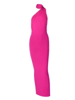 Neon Y2K Clothes One Shoulder Sleeveless Backless Ruched Bodycon Maxi Dresses For Women Club Birthday Party Evening Prom - Image 5