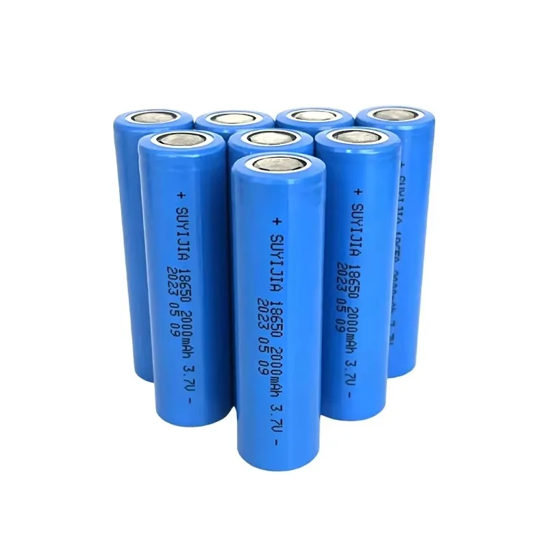 18650 3.7V 2000mAh Real Capacity Lithium-ion Rechargeable Battery for Strong Light Flashlight Electronic Toy Medical Equipment