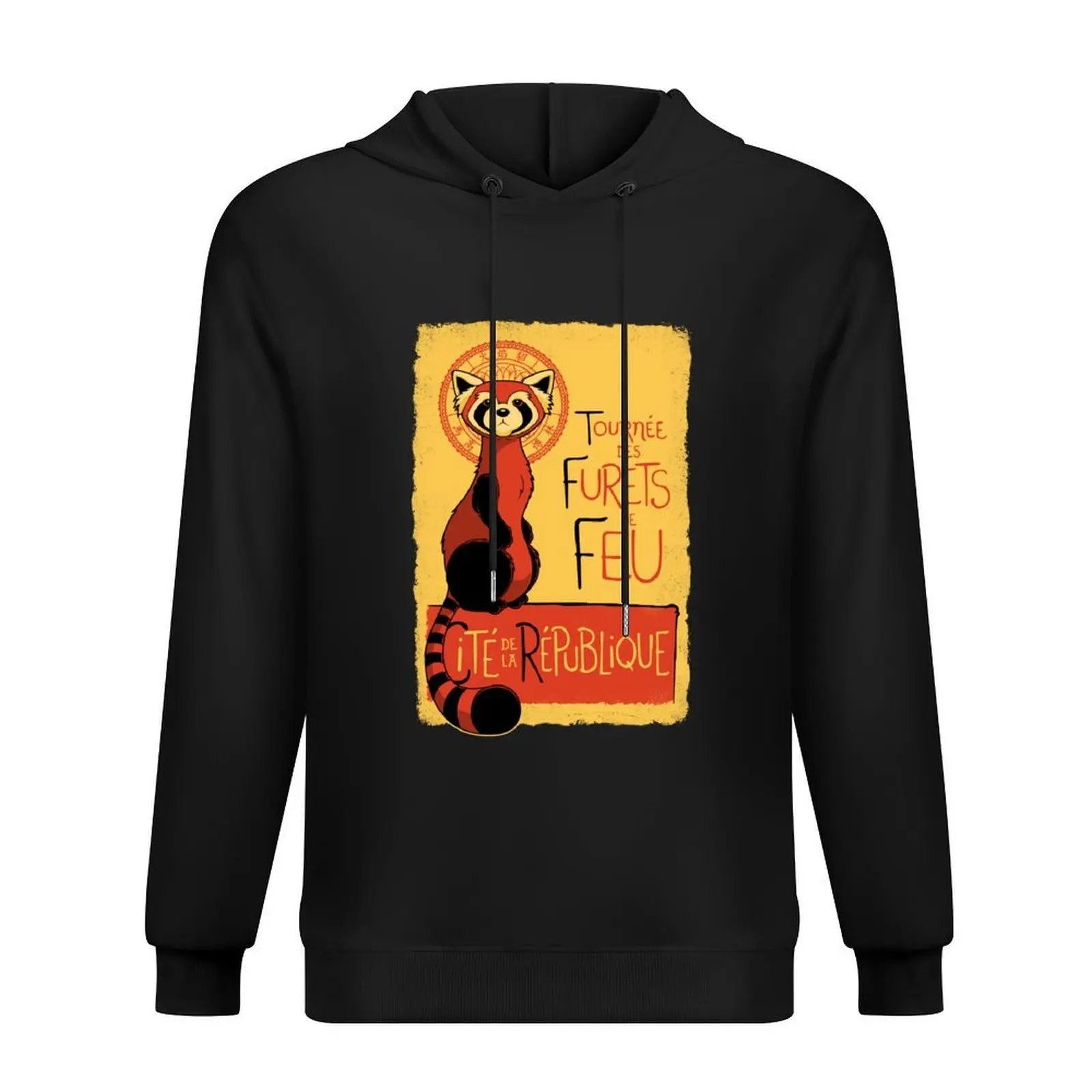 Les Furets de Feu Hoodie men's clothes men's autumn clothes mens clothing korean clothes men's hoodie sweatshirt фото