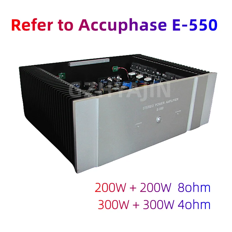 300W*2  Refer to  Accuphase  E-550 hifi pure rear stage power amplifier Double ring transformer