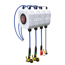 Car Retractable Hose Reel Water Drum Air Electricity Drum Automatic for High pressure cleaner Car wash supplies