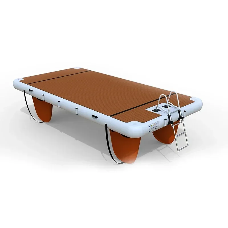 Hot SalesHot-selling Inflatable Platform On Water Floating Leisure Platform Inflatable Fishing Floating Island Inflatable Dock