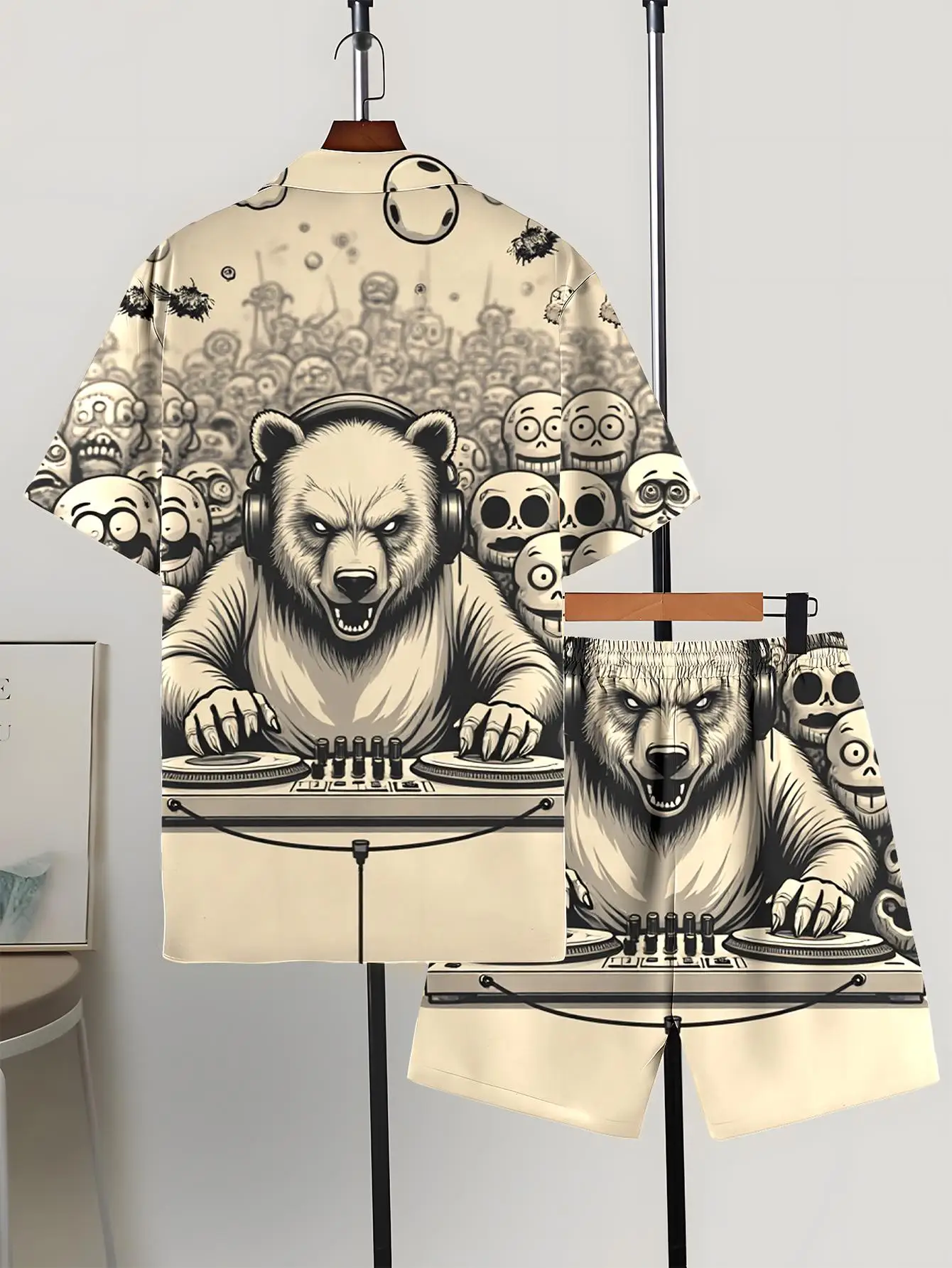 Men's Shirt Sets 2026 Spring/Summer Y2k tracksuits 3D Printed jogging suit tracksuit  for man Graphic men's chandals sweat suit