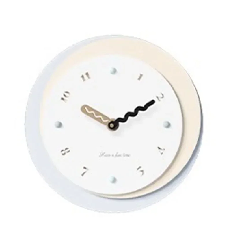 

AQ Small Korean Modern Wall Clock Gaming Room Bedrooms Silent Cute Wall Watch Round 2023 New Restaurant Reloj De Pared Home Deco