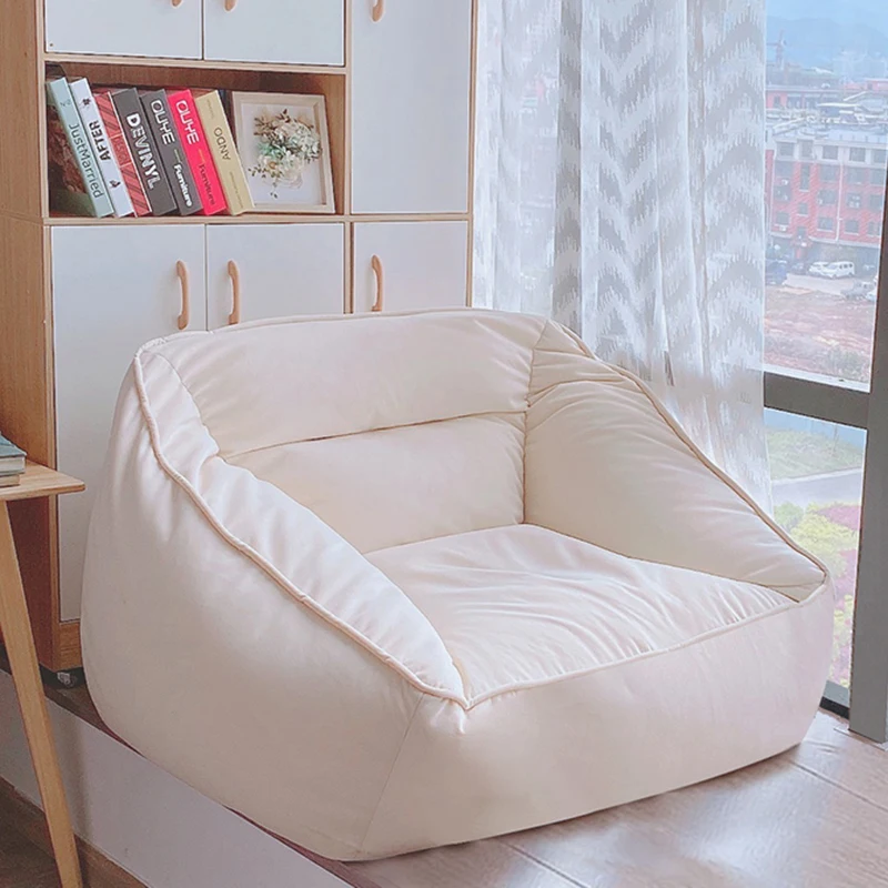 Quarto confortável Bean Bag Sofás, Lounge preguiçoso moderno, mobiliário nórdico, decorações ergonômicas piso, Divani Soggiorno