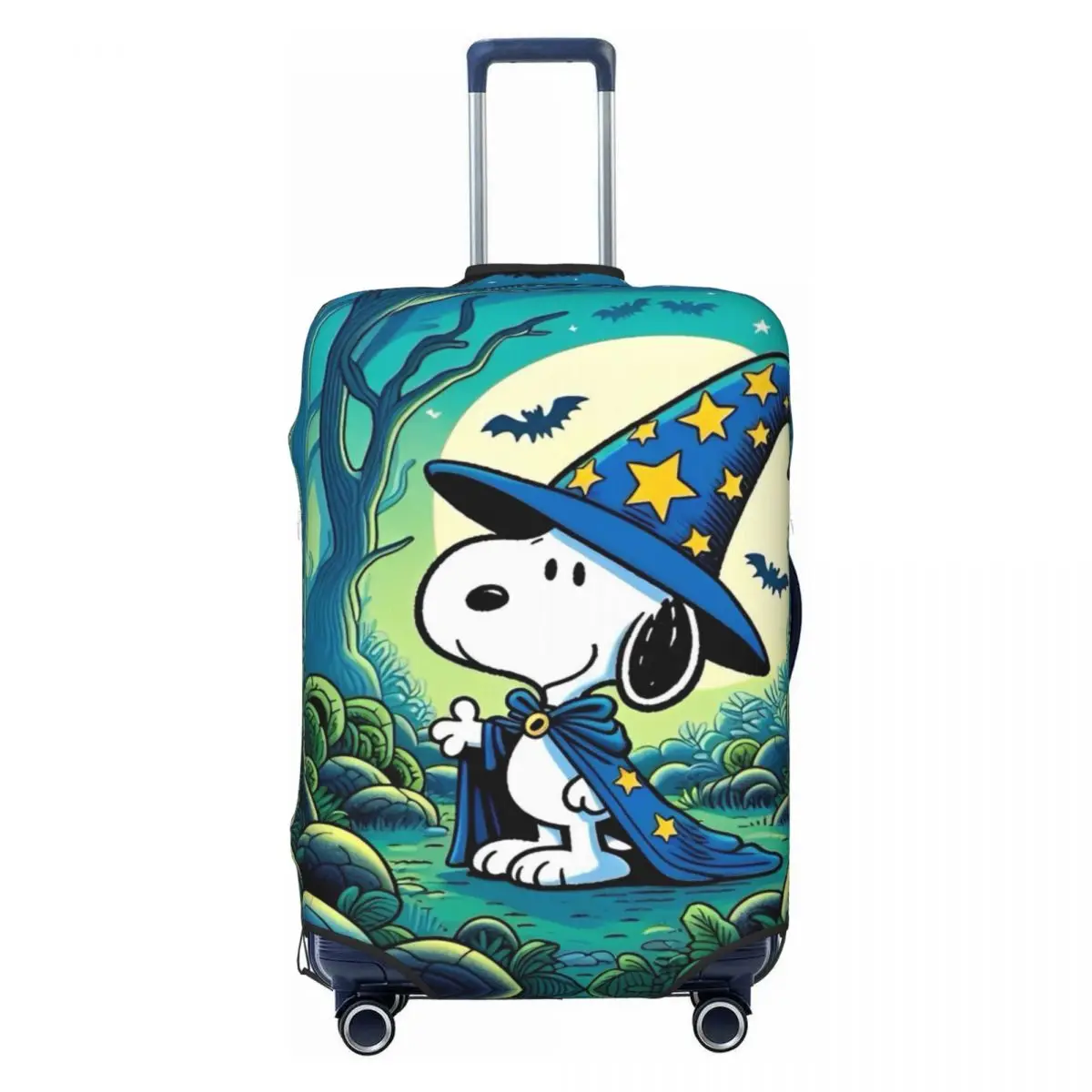 Snoopy Peanuts Kofferhülle Animal HORROR Cruise Trip Protection Flight Elastic Gepäckzubehör