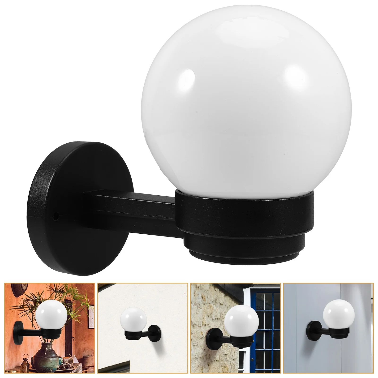 屋外壁ランプシェードアクリル柱ライト防水ガーデンランプカバーエレガントクリエイティブヤード装飾中庭ライトカバー