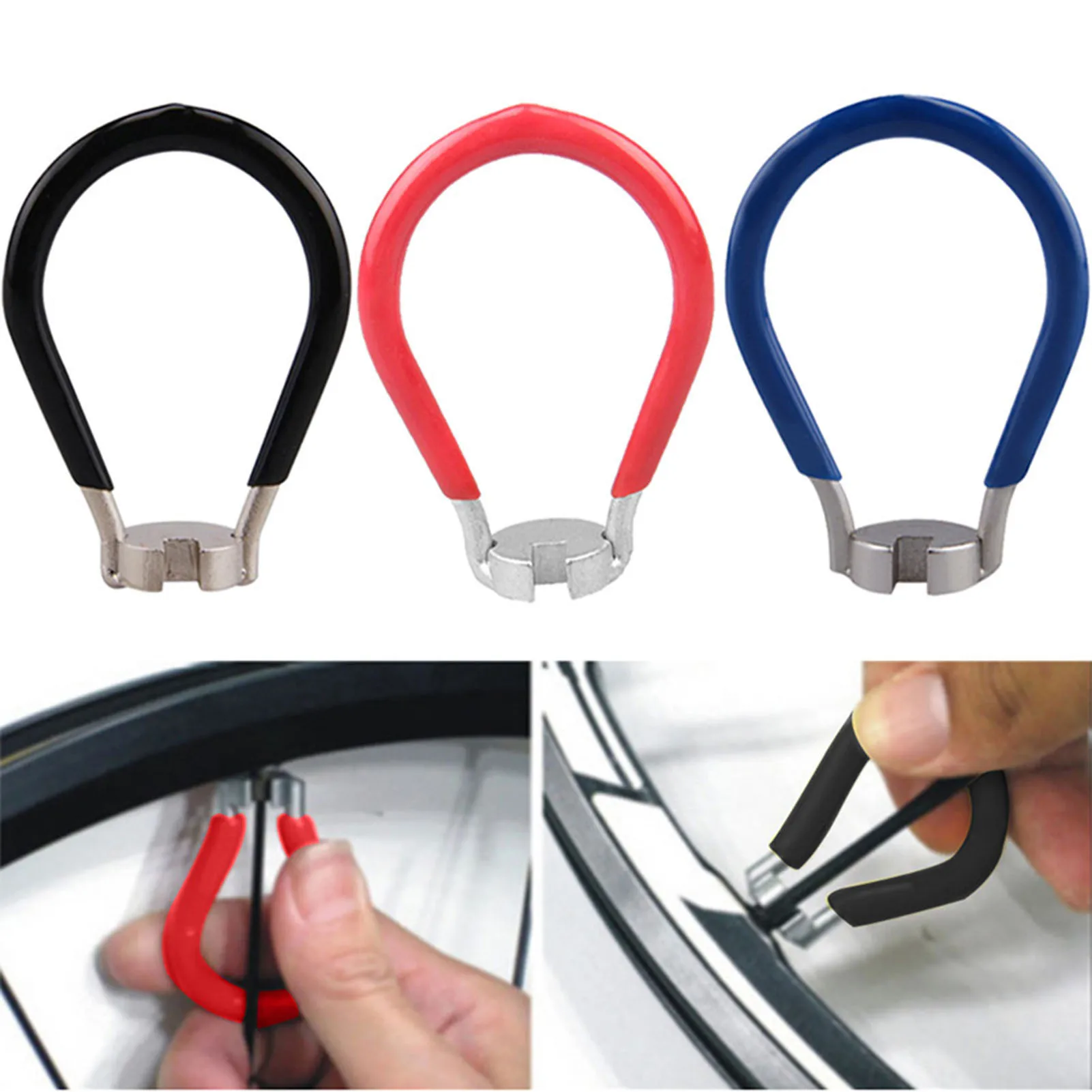

Multifunction Outdoor Bicycle Spoke Wrench Wheel Rim Tightener Road Bike Maintenance Tool for Cycling Repair