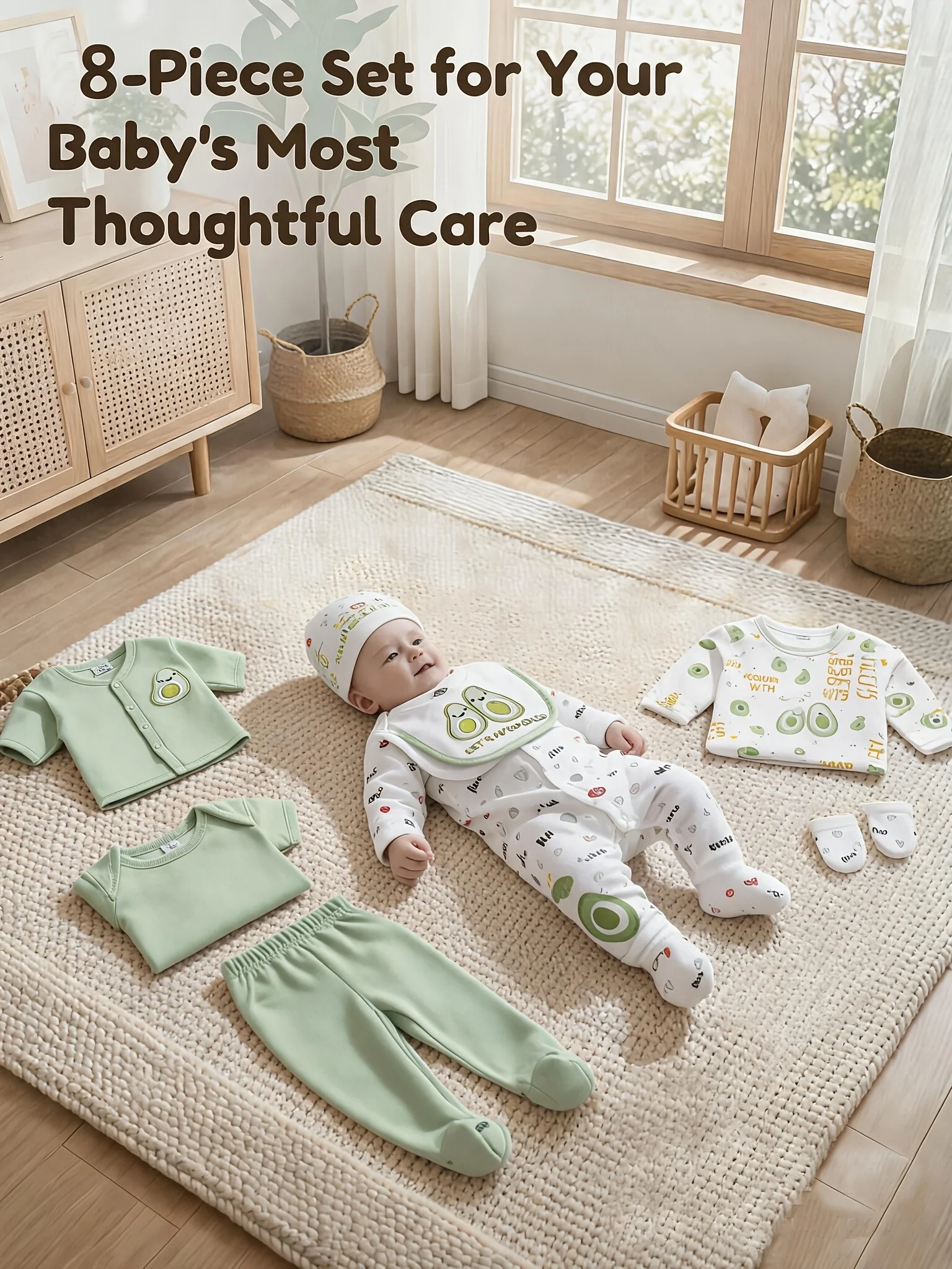 8-częściowy zestaw dla noworod – Baby Products Essentials recenzja i cena