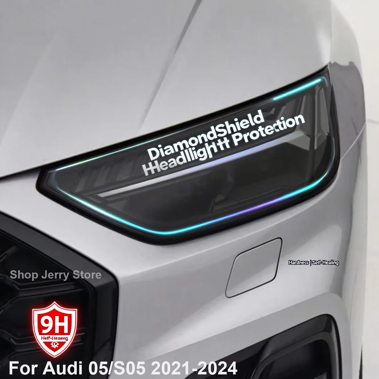 

Для Audi 05/S05 2021-2024 автомобильные фары защитная пленка ремонт фар виниловая реставрация прозрачная черная наклейка из ТПУ
