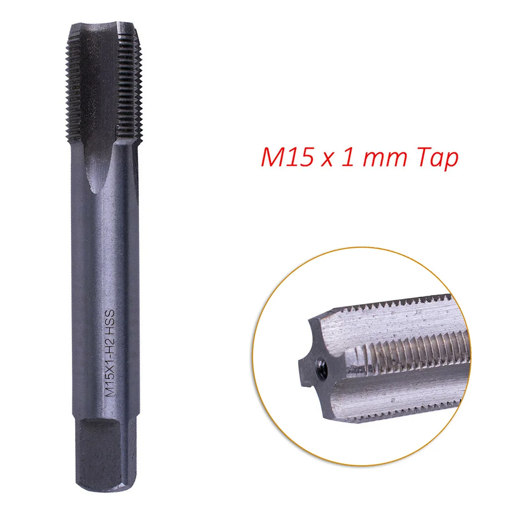 

High Speed Steel M15 x 1mm Right Hand Thread Tap for Reliable Threading Results in Maintenance Repair and Production Workshops