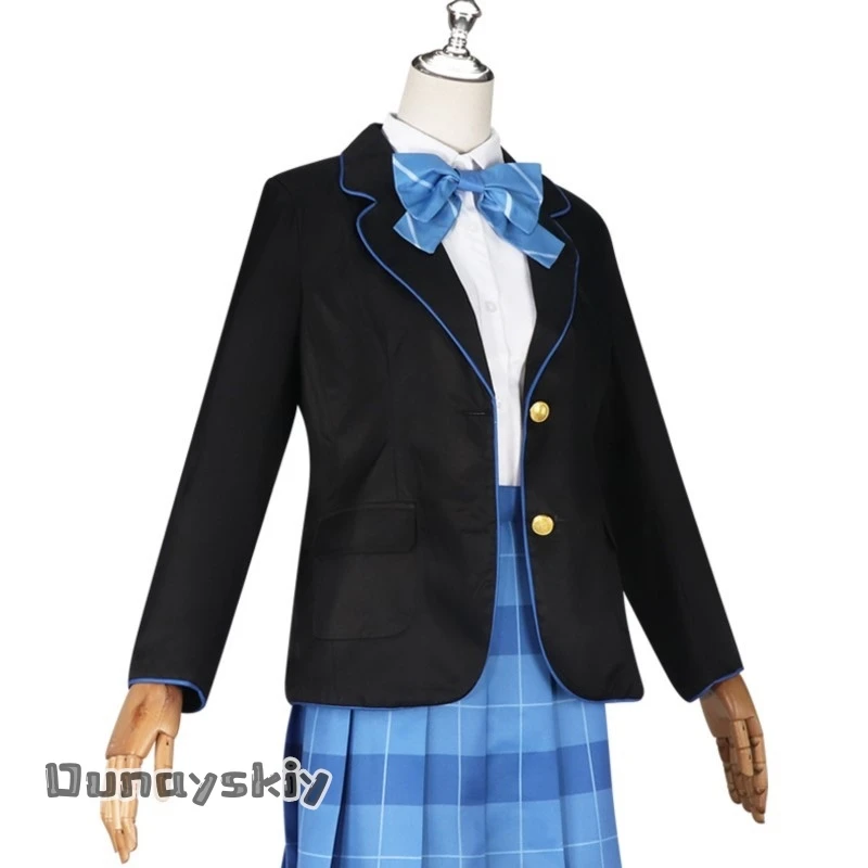 أزياء AChitose Is In The Ramune لزجاجة Yuuko Hiiragi Asuka Nishino التأثيرية {NinoNiko Cosplay} مجموعة السترة الجنسية مطوي منقوشة #4