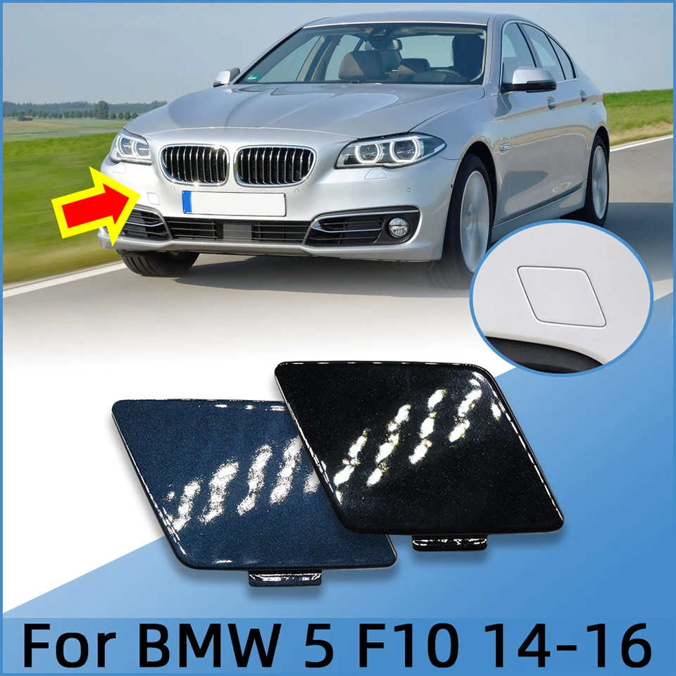 Car Front Bumper Towing Hook Eye Cover Cap For Bmw 5 F10 528i 535d 535i 550i 2014 2015 2016 51117332682 Hauling Trailer Lid Trim