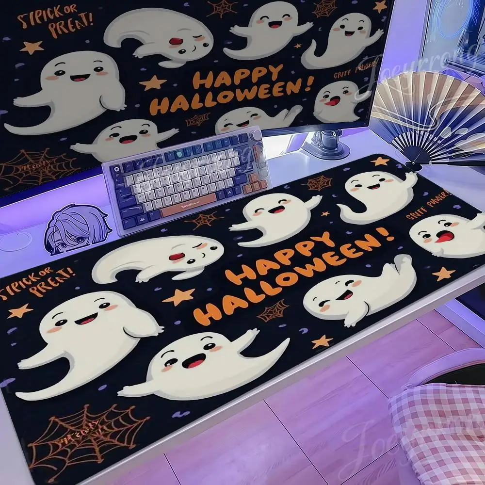 

happy halloween Mouse Pad Hot Anime 1000x500 Taro Sakamoto Days XXL Large Gaming Non-slip Office Keyboard Mats Desk Mat